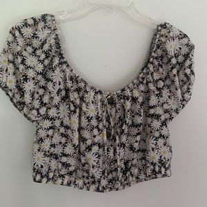 Womens Lily Rose floral crop top